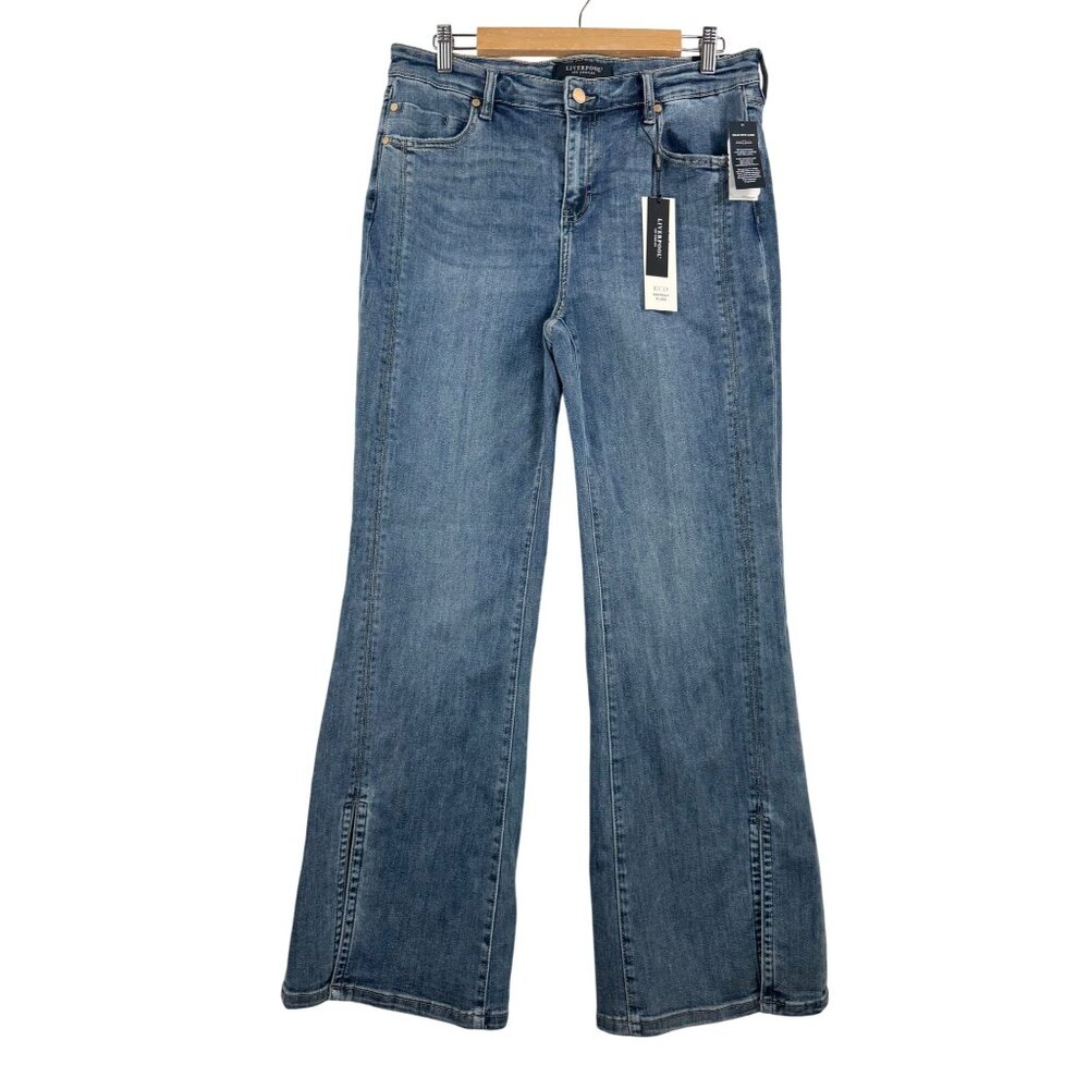 Liverpool Hannah Flare jeans stretch‎ boho retro 90s sz 32
